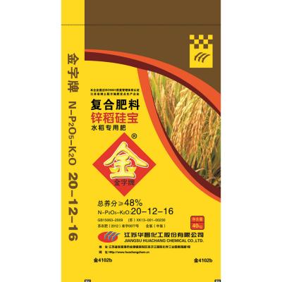 江苏华昌 金字牌锌稻硅宝复合肥 48%（20-12-16）