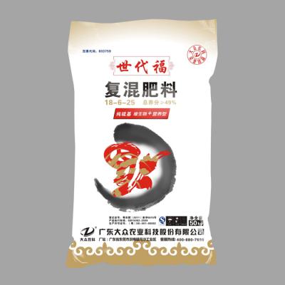 广州大众 世代福 纯硫基复混肥49%（18-6-25）